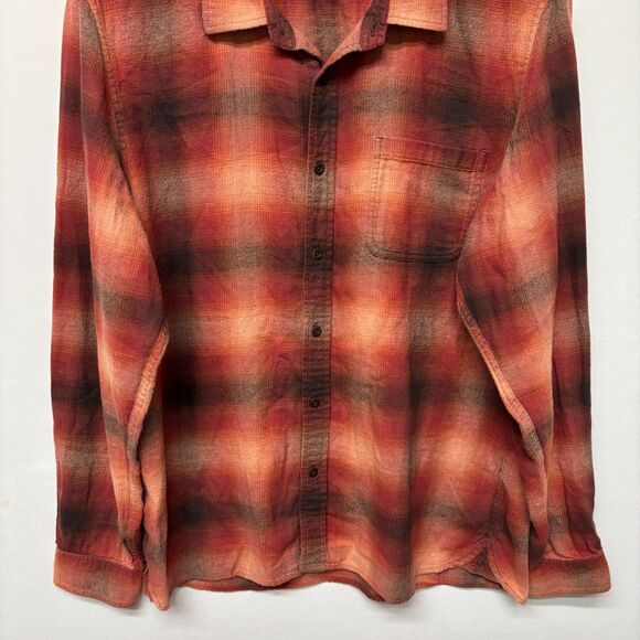 Outer Known Men Organic Cotton Button Shirt Top Size XL X-Large C017 -14 - Picture 11 of 16